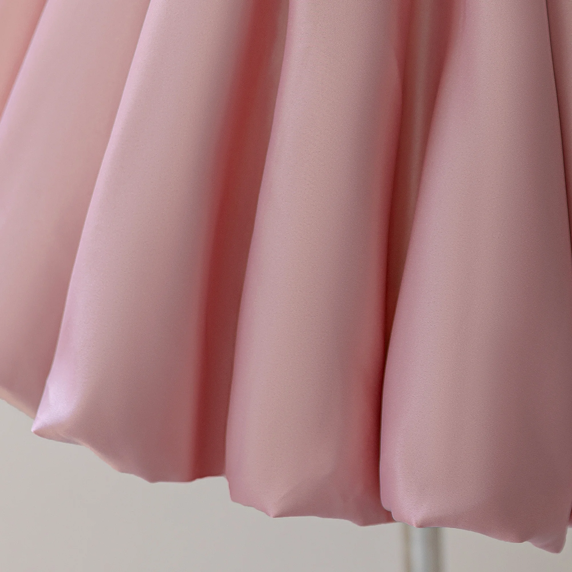 Summer Beading Bridesmaid Girls Dress Elegant Baptism Wedding Party Princess Prom Dresses Girl Bow Birthday Evening Kids Clothes view 6