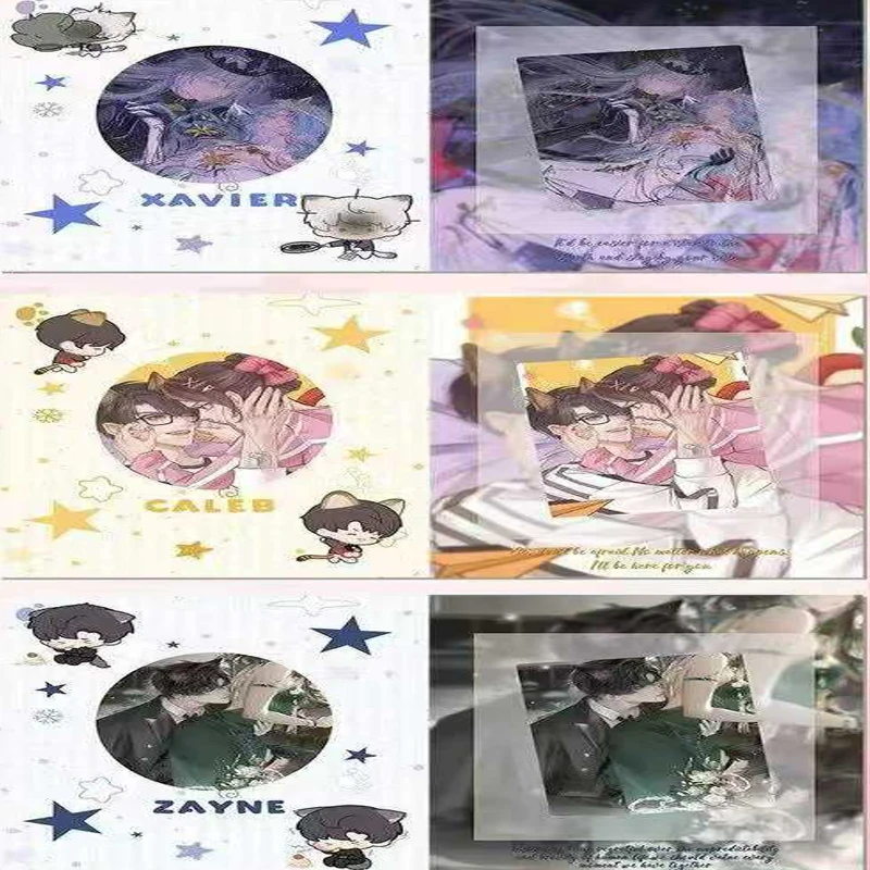 Wholesale Love and Deepspace Ribbon Greeting Cards Girls Collection Game Rare UR SR SP Character Gifts 