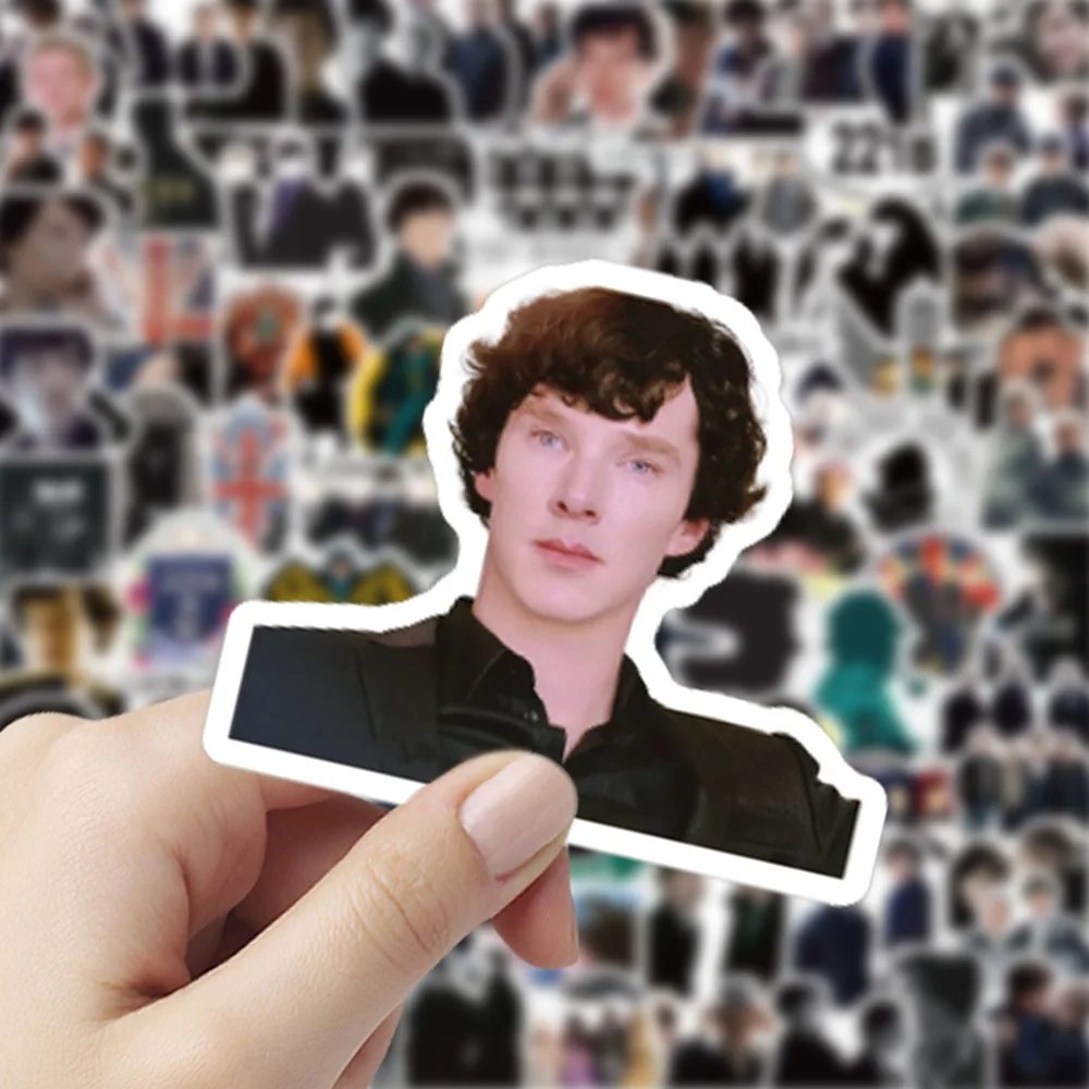 100 шт., криминальное загадочное ТВ-шоу, Шерлок, сезонные наклейки, наклейка с животными, сделай сам, чемодан, скрапбукинг, телефон, ноутбук, канцелярские принадлежности