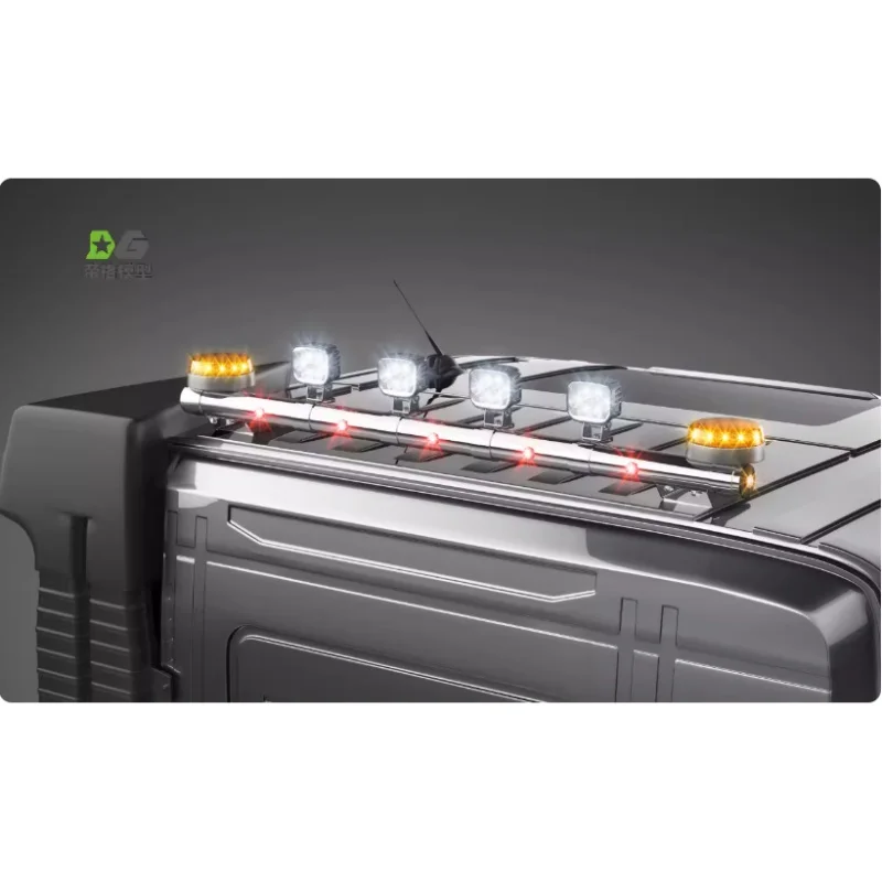 Dige Modell LED Simulations-Metalltechnik-Lichter Scheinwerfer für 1/14 Tamiya RC Truck Auto für VOLVO FH16 56360 DIY-Teile Spielzeug – Detail 2