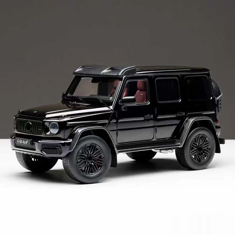 Iscale factory 1:18 G63 4X4 alloy car model, large G car model