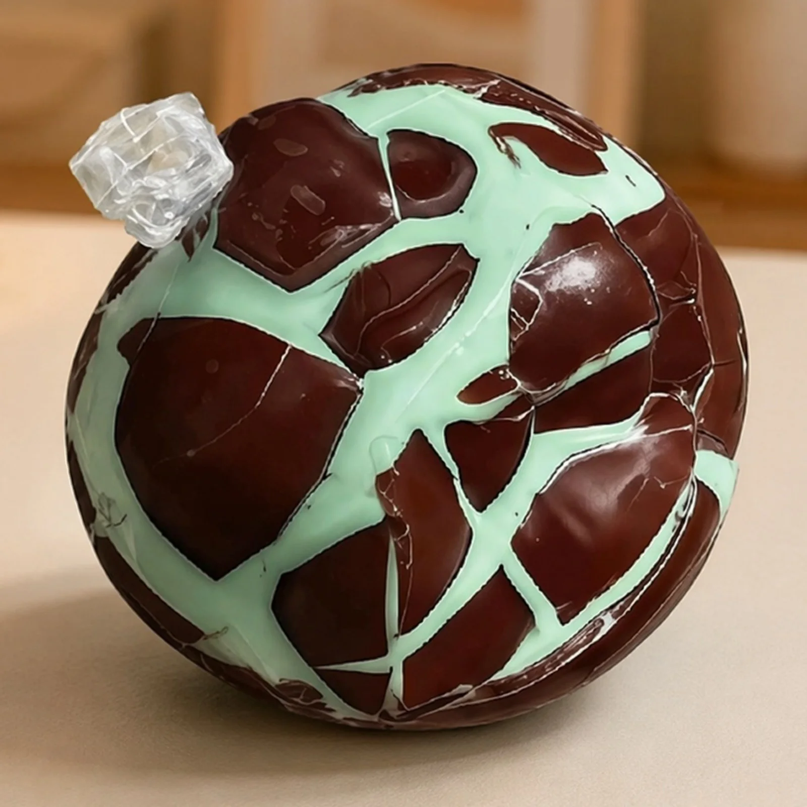 Crispy Stress Balls with Crackable Texture Crispy Chocolate Squeezable Toy Lightweight for Adults Kids School Birthday Gift