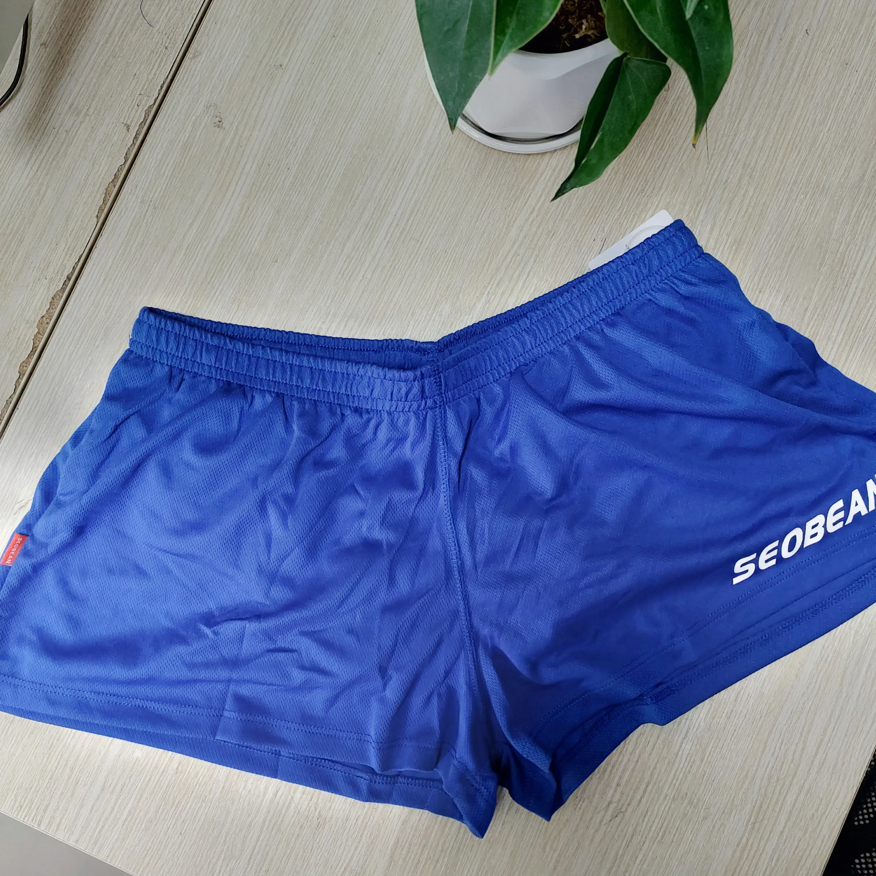 Męskie sportowe szorty do biegania Seobean, niski stan, nowy styl, wygodne, oddychające, do ćwiczeń na siłowni i aktywności fizycznej. — zdjęcie 7