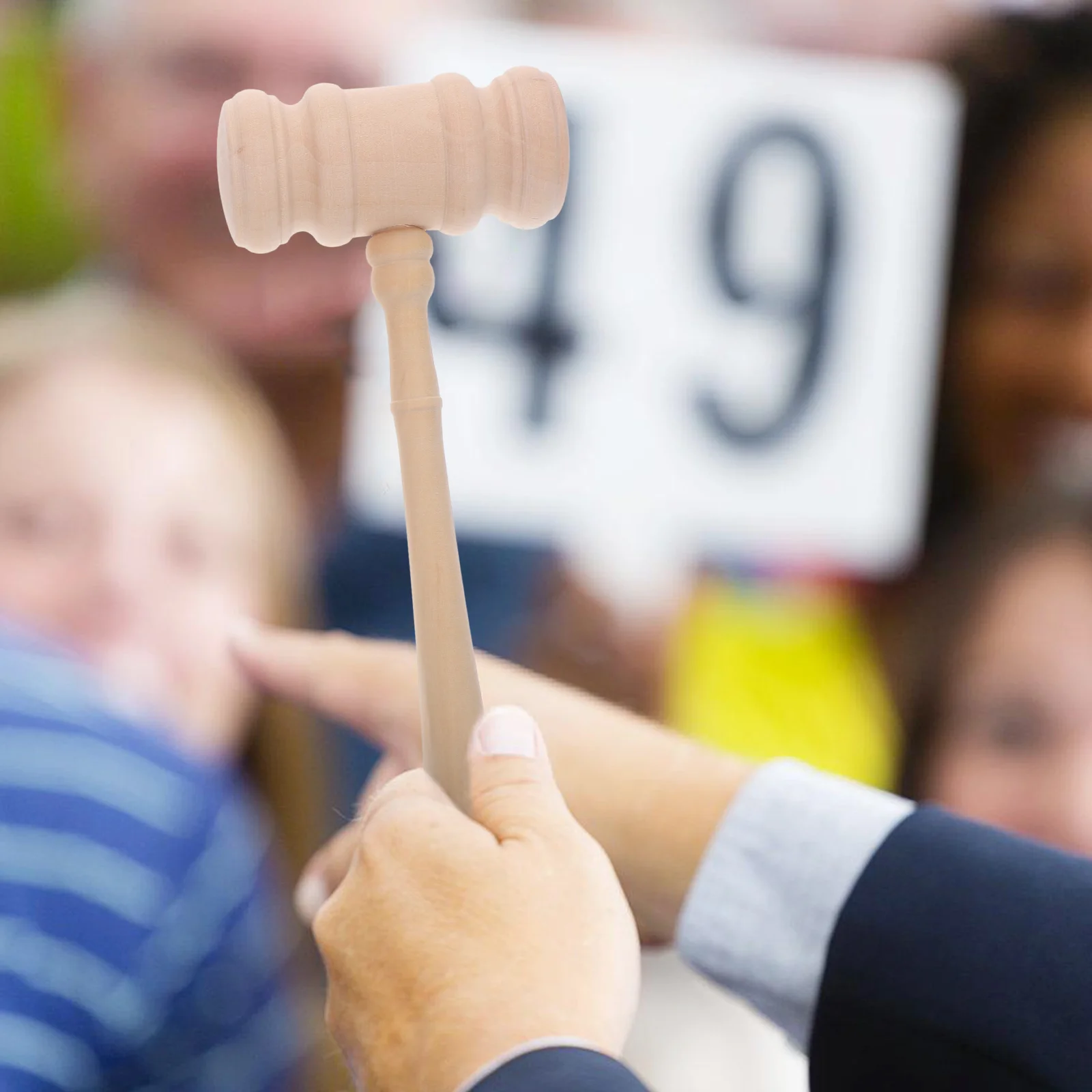 Judge Hammer Gavel Props Accessory Auction Sale Wooden Clock Court Hammers Gavels for