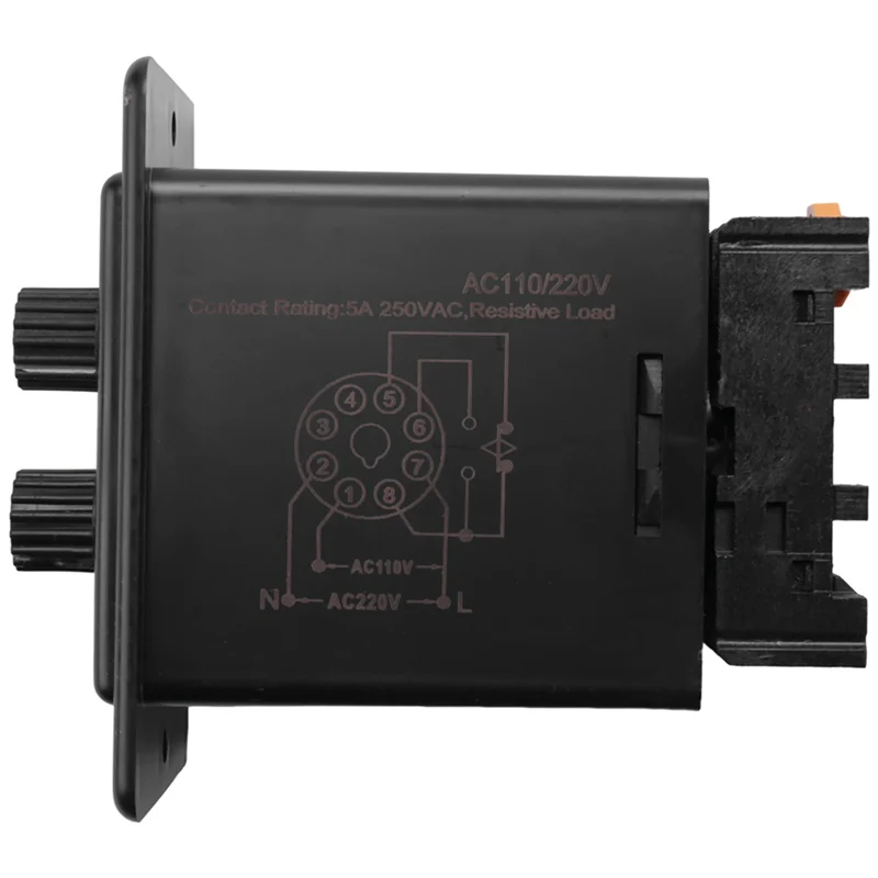 2X Aan Uit Twin Timer Relaisknop Controle Tijdschakelaar ATDV-YC 6S-60M Relaiskaart AC 110/220V Elektrische Toegang (AC110/220V)-TCES