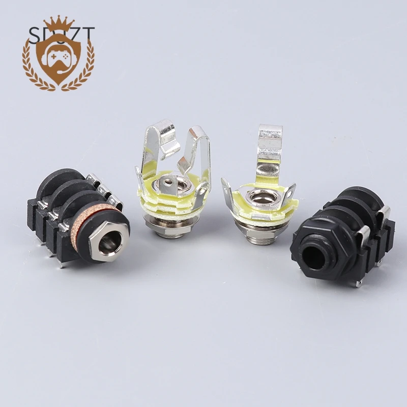 REAN TRS Stereo 6.35mm Metal Female Jack 3 Pole NYS230 Audio Panel Mounting Socket 1/4