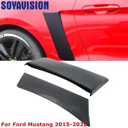 For Ford Mustang Roush 2015-2020 Rear Side Fender Door Scoops Car Styling Frame Cover Air Vent Outlet Trim Exterior Accessories