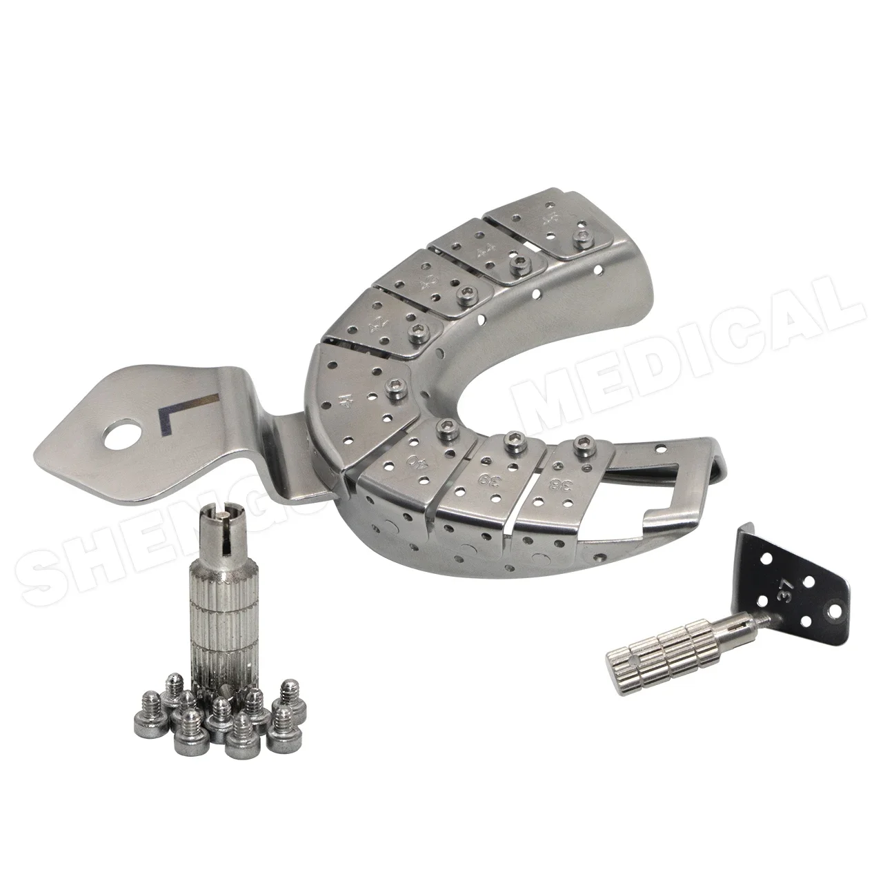 Hot sales High quality Shengjian stainless steel metal den tal imp lant impression trays