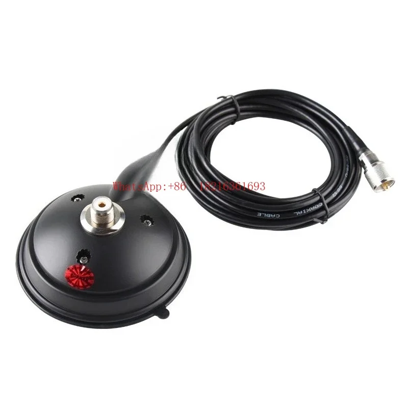 2026GOOD K505M Vacuum Magnet Large Suction Cup With -3 Black Feeders Waterproof Design Double Suction Power