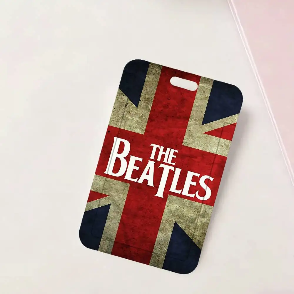 Band The B-Beatles ID Badge Card Holder Lanyard Kids Credit Card Case Neck Strap Door Card Holder Credentials Gift