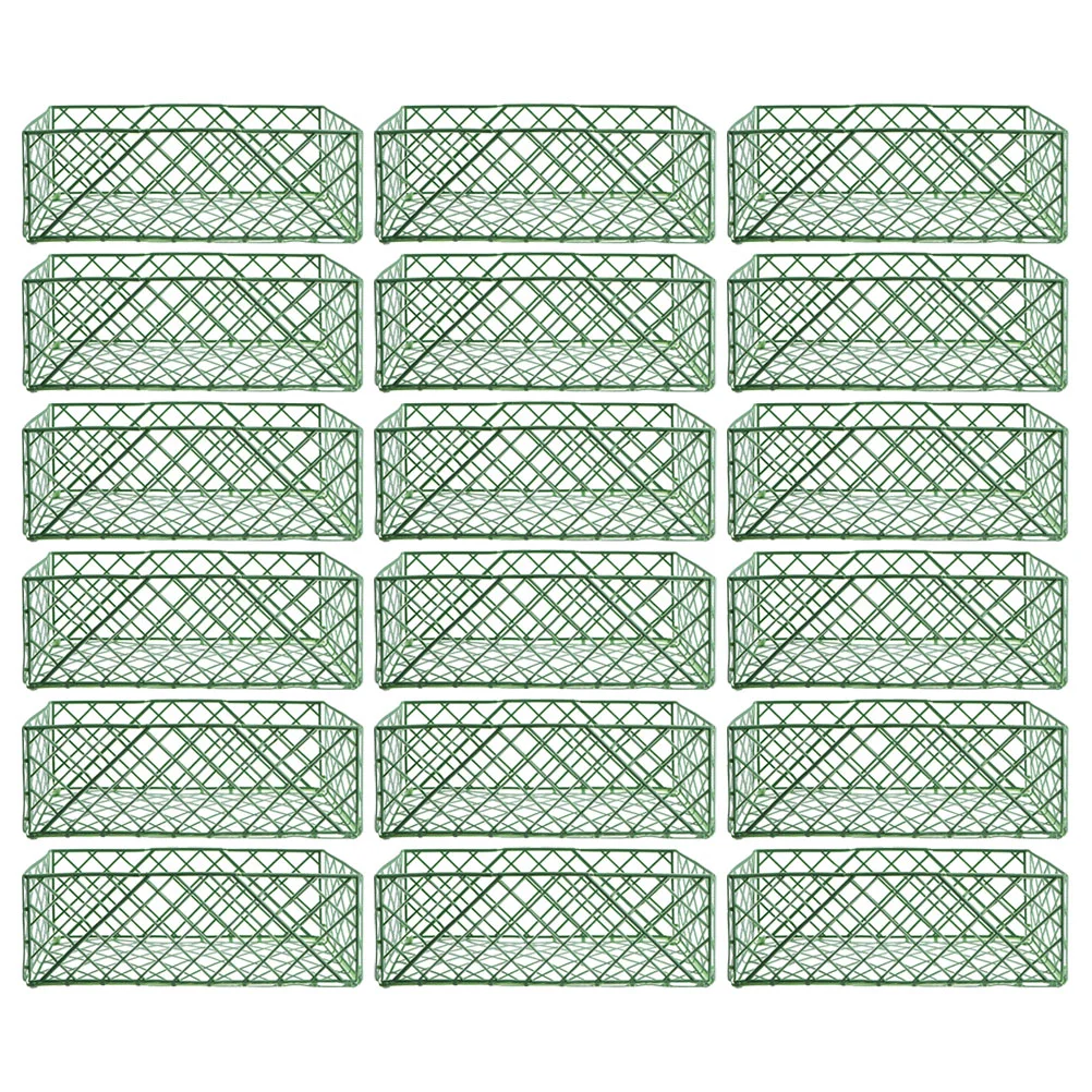 20 個の花輪フラワー泥ホルダー装飾造花プラスチック花フォームケージフィクサー