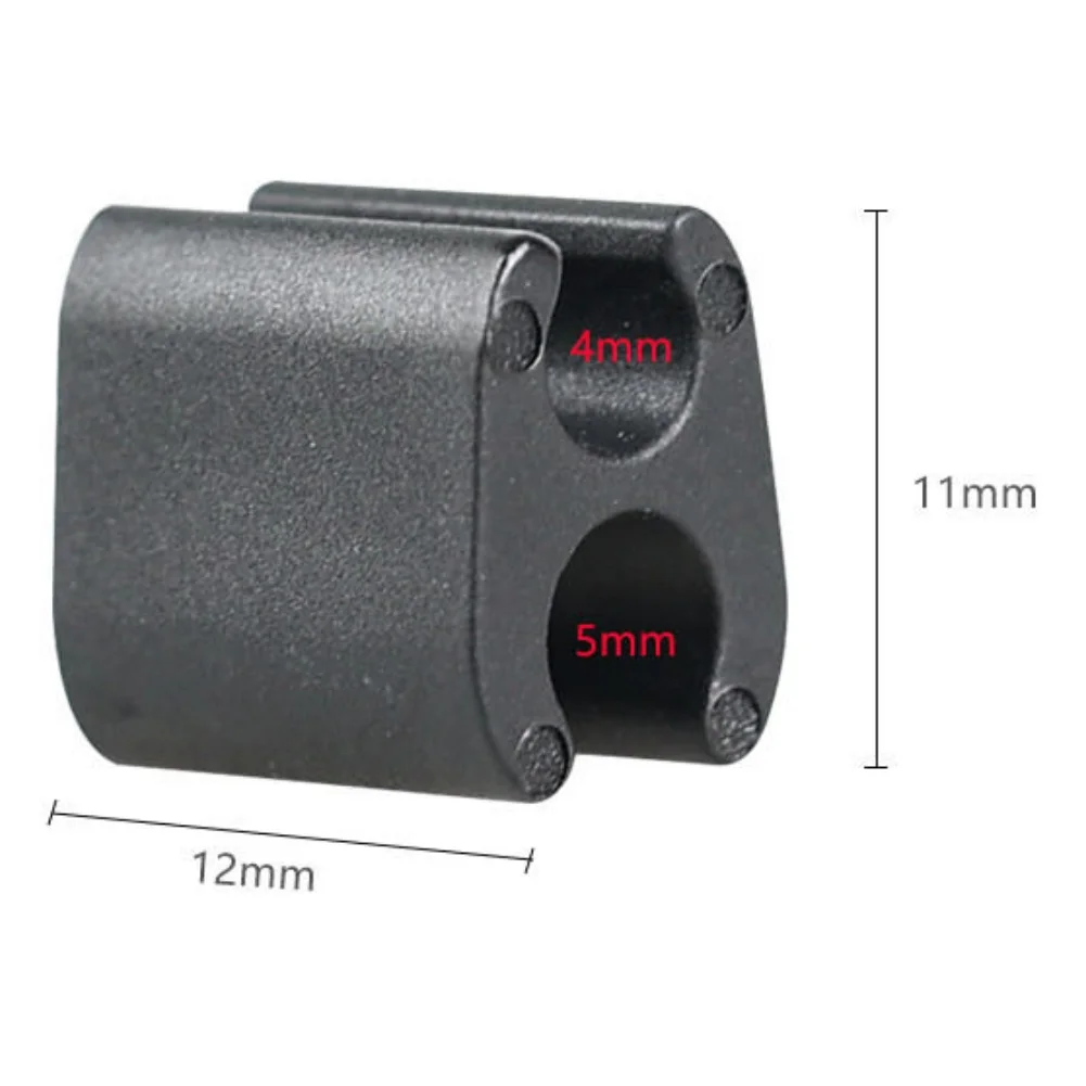 6er-Pack Fahrrad-Kabelmanagement-Clips aus Nylon für Brems- und Schaltkabelbäume zur ordentlichen Verlegung, 14 x 8 x 3 cm, Schwarz – Detail 21