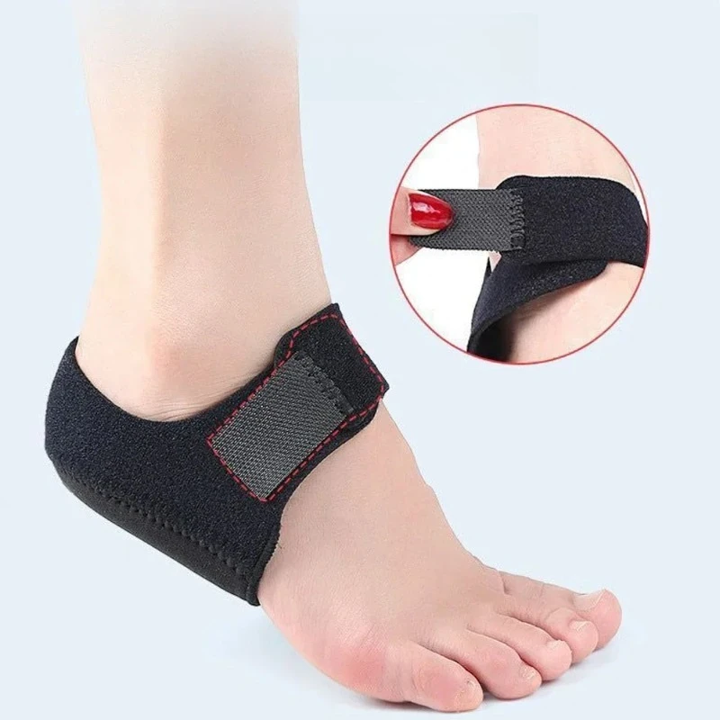 U-förmige Silikon-Gel-Fersenkissen-Einlegesohlen für Plantarfasziitis, Fersensporn, Fußunterstützung, Schmerzlinderung, Gehsohlen für Männer – Detail 3