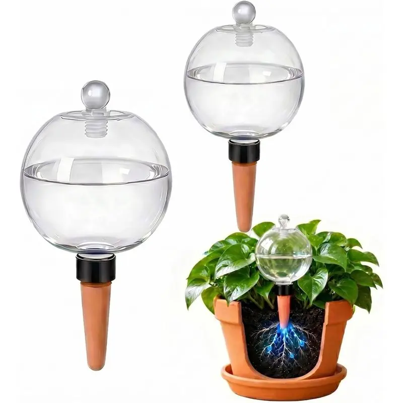 ABYN-Durable For Plant Lovers 2 Pack 25 Oz Extra Large Self-Watering For Plant Globes, Automatic To 3 Weeks Water Delivery Vacat