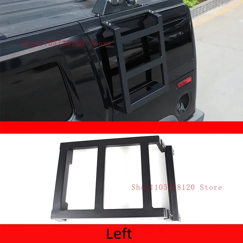 High Quality Aluminum Heavy Rear Taiate Ladder -Rust Foldle Pc Fit H SUV External Exterior Climbing Acce