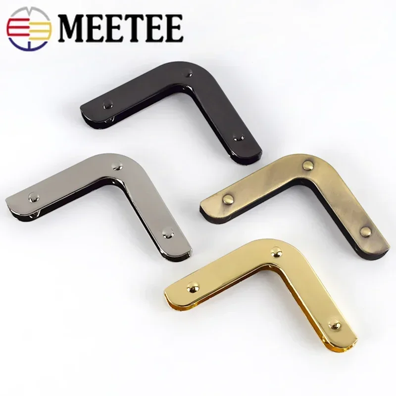 Fermoirs de protection d'angle de sac à main, 54mm, structure en métal, décoration de sac à main, bord, crochet, bricolage, accessoires de couture, 2-10 pièces