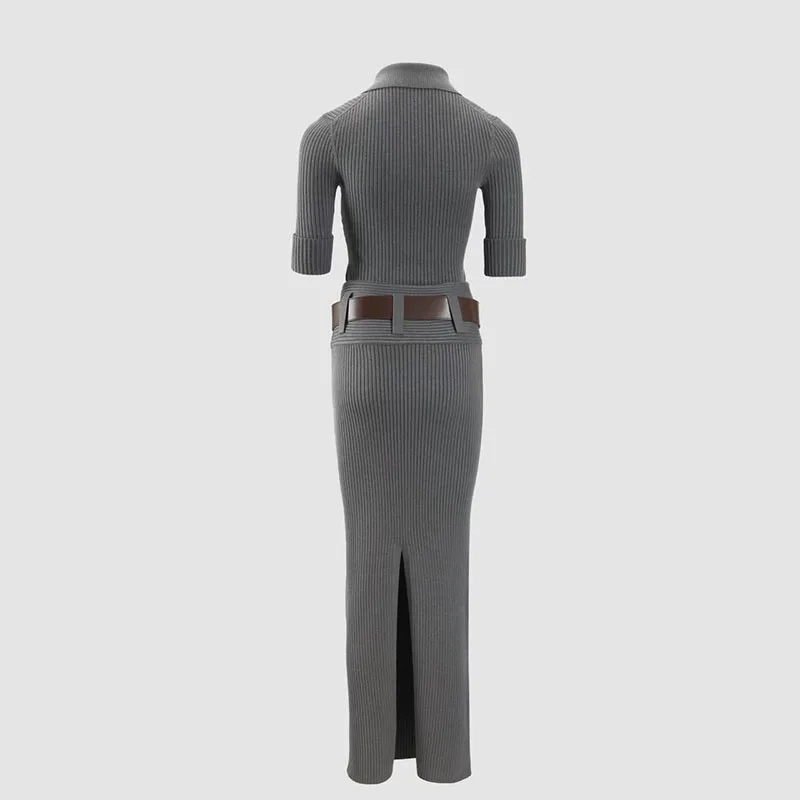Women's Wool-Blend Base Layer, Collared Short-Sleeve Bodysuit, Fashionable Slim-Fit Stretch Top, Fall, New Arrival, 2025, Y2K