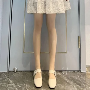 Sehr dünne weibliche Seidensocken Geschäft mit ultra-dünnem Anti-Haken leichter Bein sexy Artefakt Seidensocken 6 Hauptverkaufsverkäufe - №1