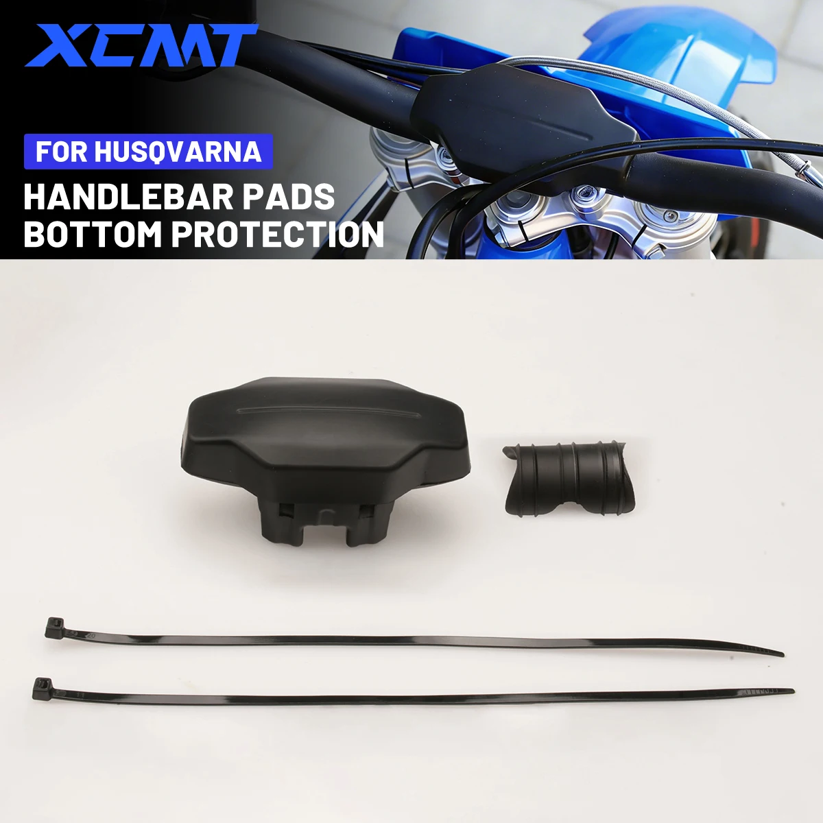 

For Husqvarna 125-501 TE/TE i/FE/TX/FX/TC/FC 2009-2023 Motorcycle Handlebar Pads Bottom Protection Direction Handle Chest Guard