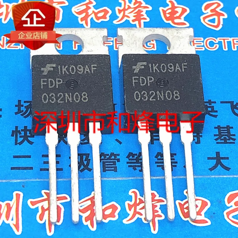 

20 шт./лот FDP032N08 TO-220 75 В 238 А данных - электронный компонент для профессионального использования