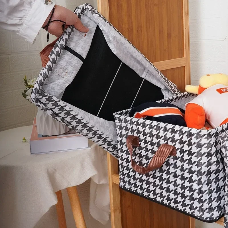 1/2/4PCS Multi-purpose Pants Toy Storage Basket Home Foldable Clothes Storage Box Closet Moisture Resistant Organizer