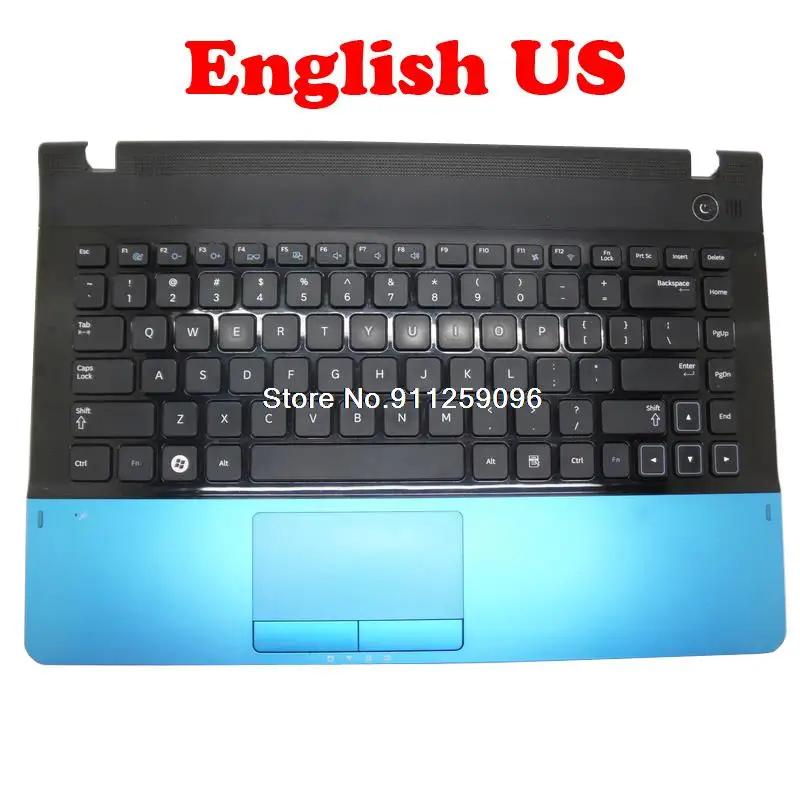 

Laptop PalmRest&Keyboard For Samsung NP300E4A 300E4A Belgium BE English US Korea KR BA75-04405H Upper Case Touchpad New