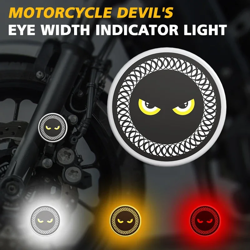 2pcs Motorcycle Car LED Flashing Relay LED Warning Flash Lamp Turn Signal Lamp Mini Dual Color Reflective Sheet Lamp Universal