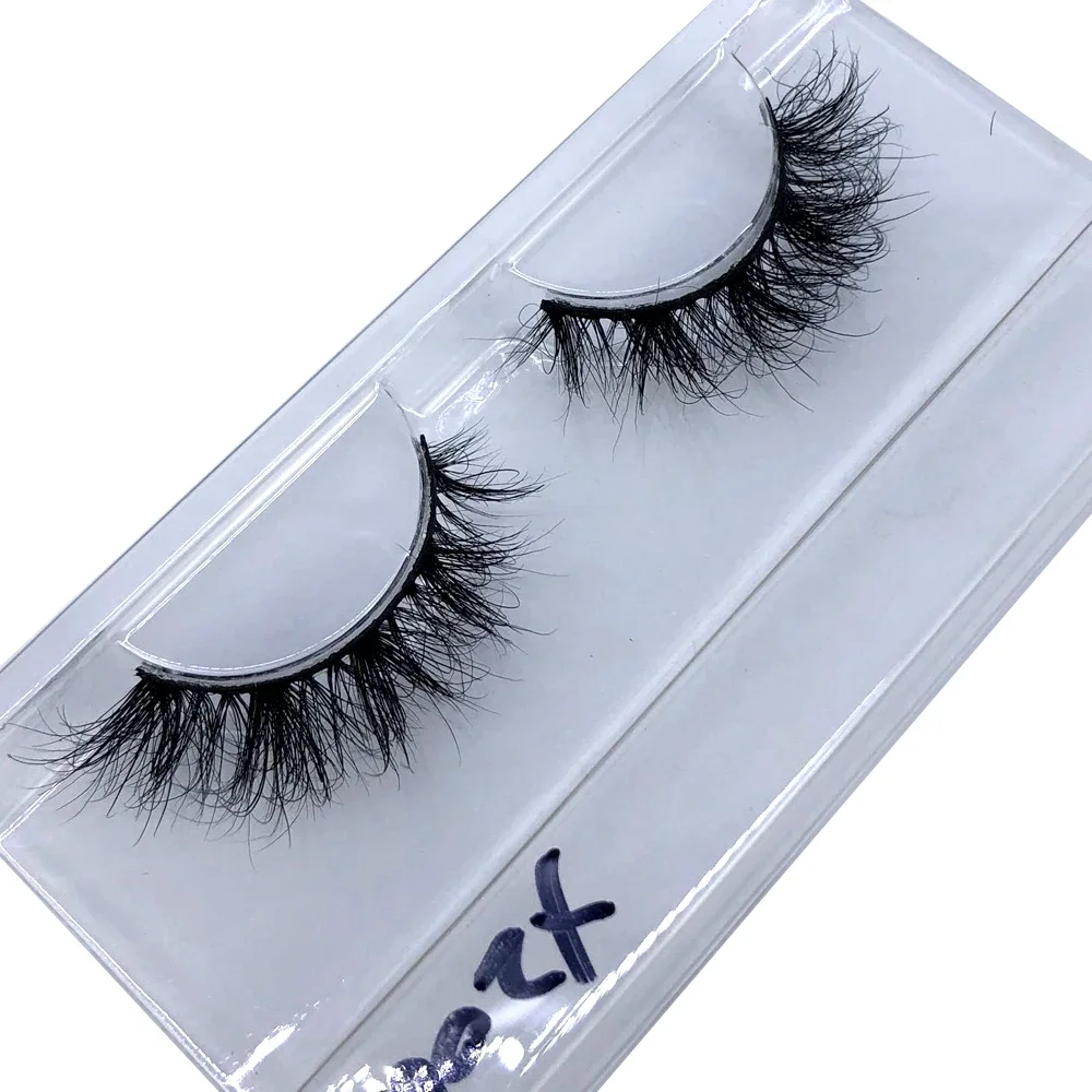 Nouveau Livraison directe volume vaporeux naturel 3d cils de vison maquillage cils faux cils cils de vison avec bande souple