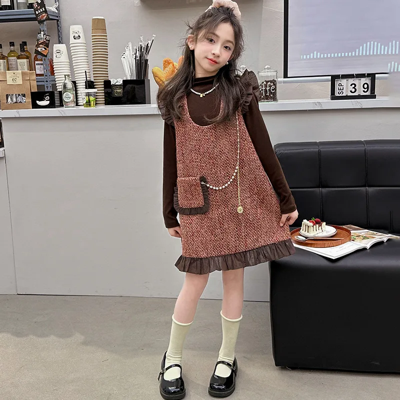 korean-children-girl-two-piece-dress-set-kid-girl-turtleneck-undershirt-teenager-girl-patchwork-sleeveless-dress-4-14y-girl-suit