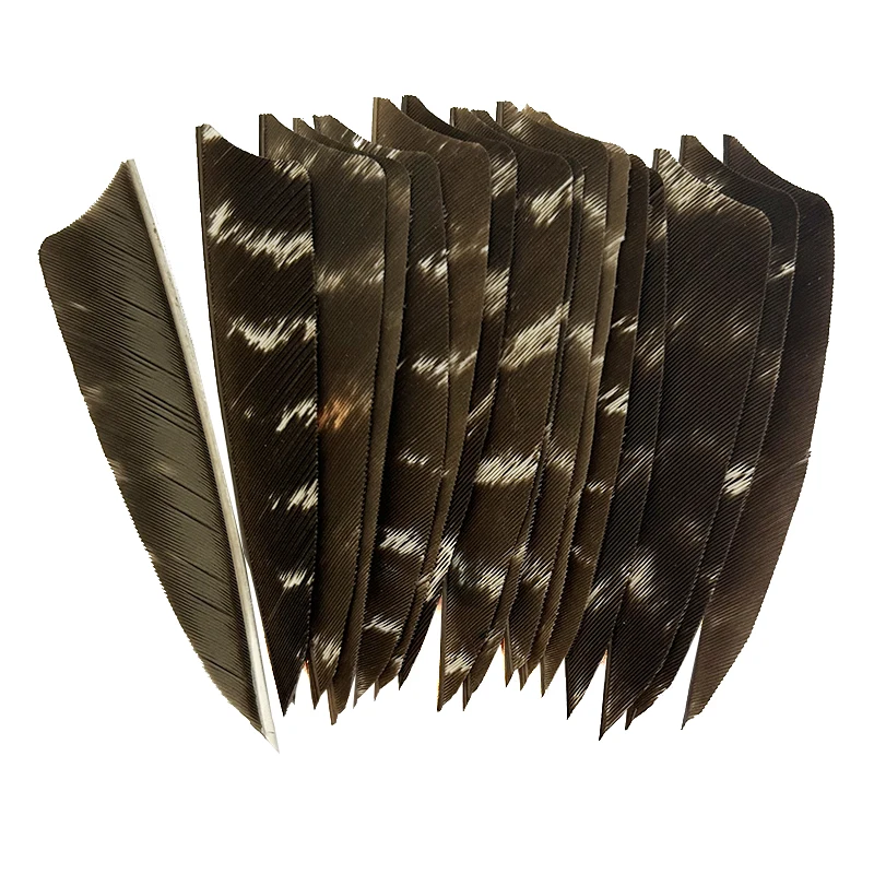 pena tureky lutando seta vanes faca voce mesmo arqueiro arrows acessorios do eixo 100 pcs natural 01