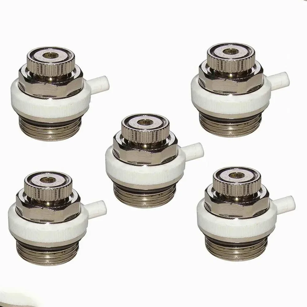 Automatic Bleeding Valve For Radiators, Automatic Bleed Valve For Heating, Set Of 1 2 3 5,Multi-Edge Valve,1/2