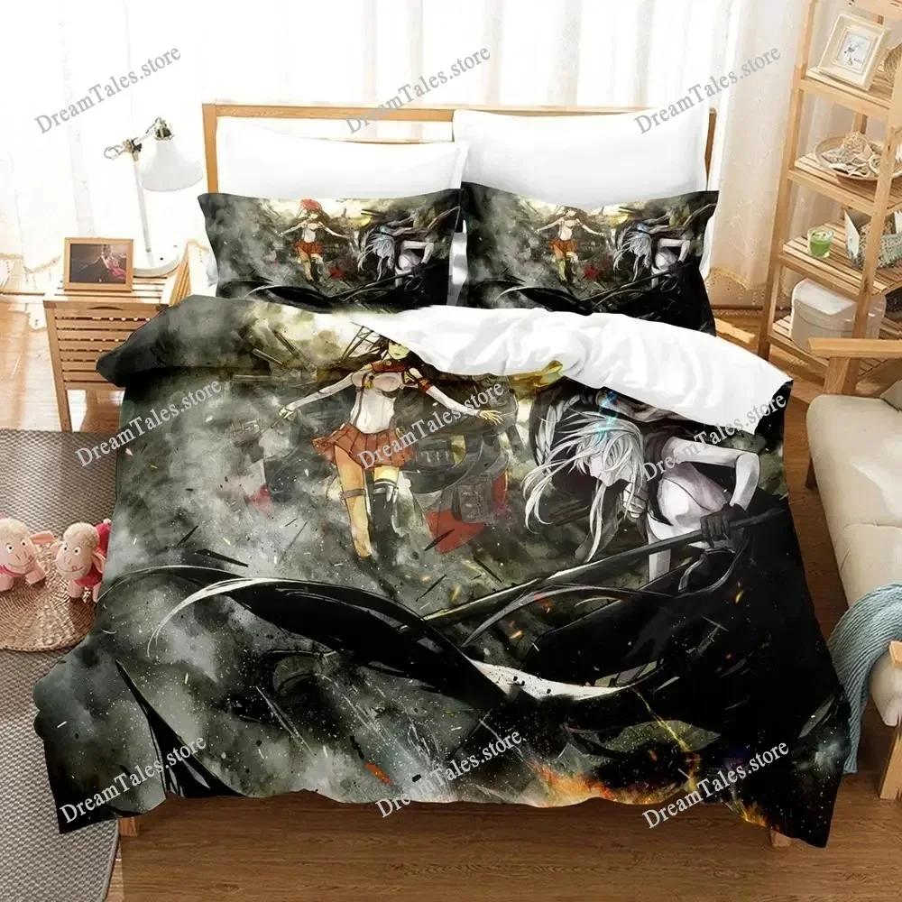 

3D Printed Anime Kantai Collection Bedding Set Boys Girls Twin Queen Size Duvet Cover Pillowcase Bed Kids Adult Home Textile741