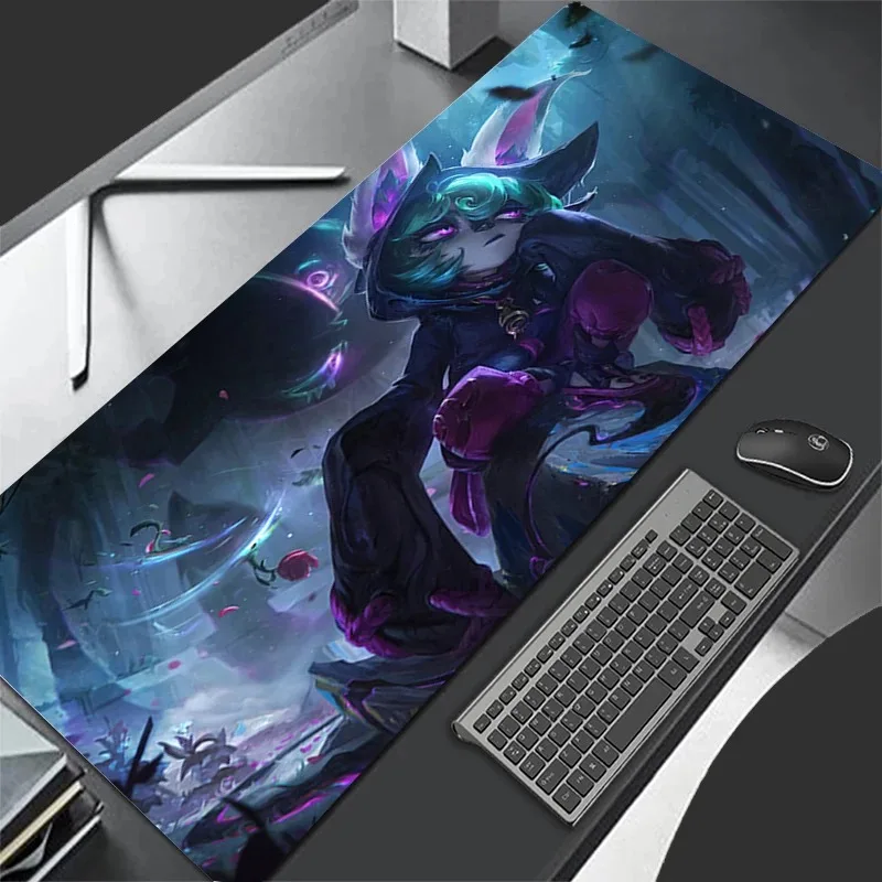 

Mouse Pad Lockedge Large Gaming Accessories Computer Gamer Keyboard Pad League of Legends Vex Mouse Mat Desk Mousepad for Gift