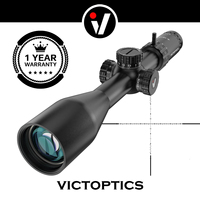 VictOptics S4 4-16x44 SFP Riflescope,Crystal Clear Optics,With Turret Lock Feature,Wide Field of View,For Air Guns & Fire Arms