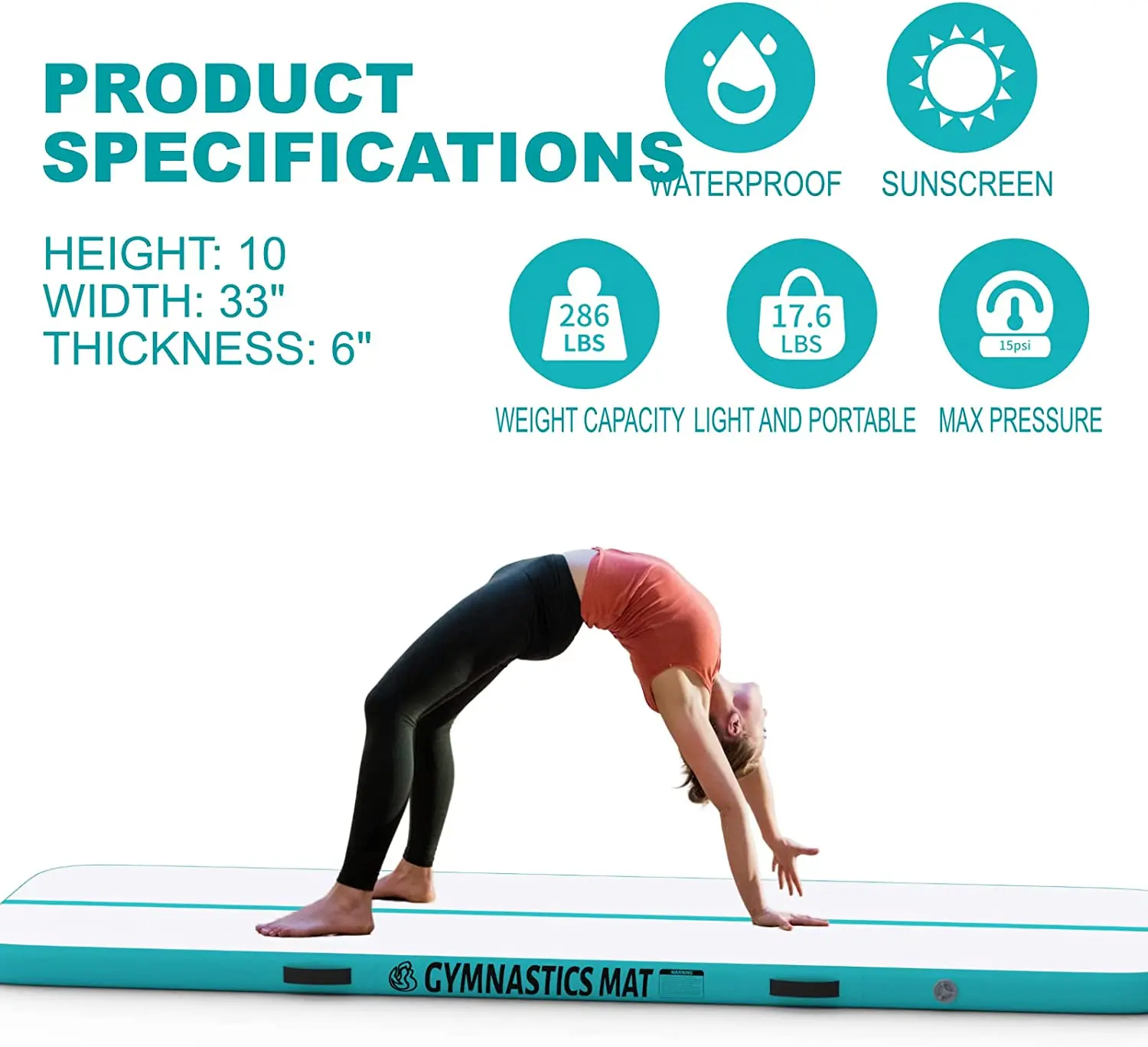 

3/4/5/6 м длина воздушная дорожка акробатический коврик надувная воздушная дорожка гимнастика надувная акробатическая дорожка с электрическим воздушным насосом