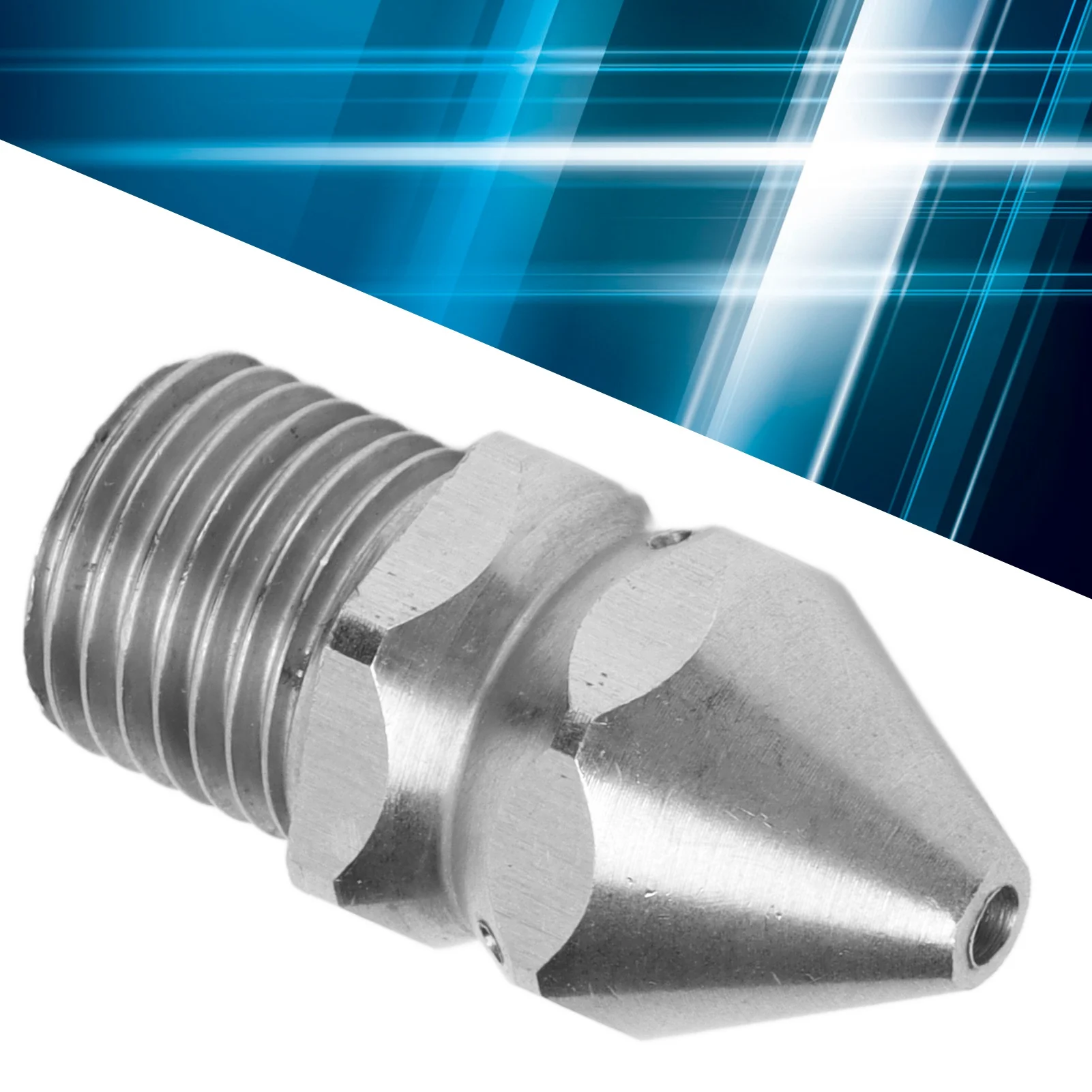 

Насадка для прочистки труб G1/4 дюйма, с наружной резьбой, из нержавеющей стали, для канализации, 4-отверстная, для промывки сточных вод