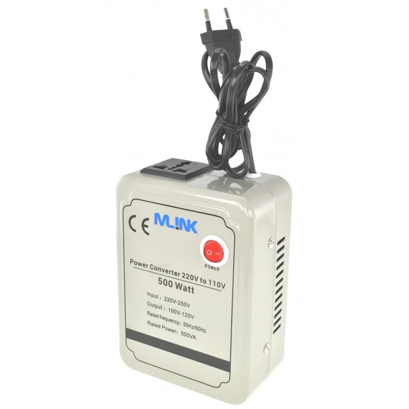 Power Converter 220v To 110v Transformer 500w Maximum Power