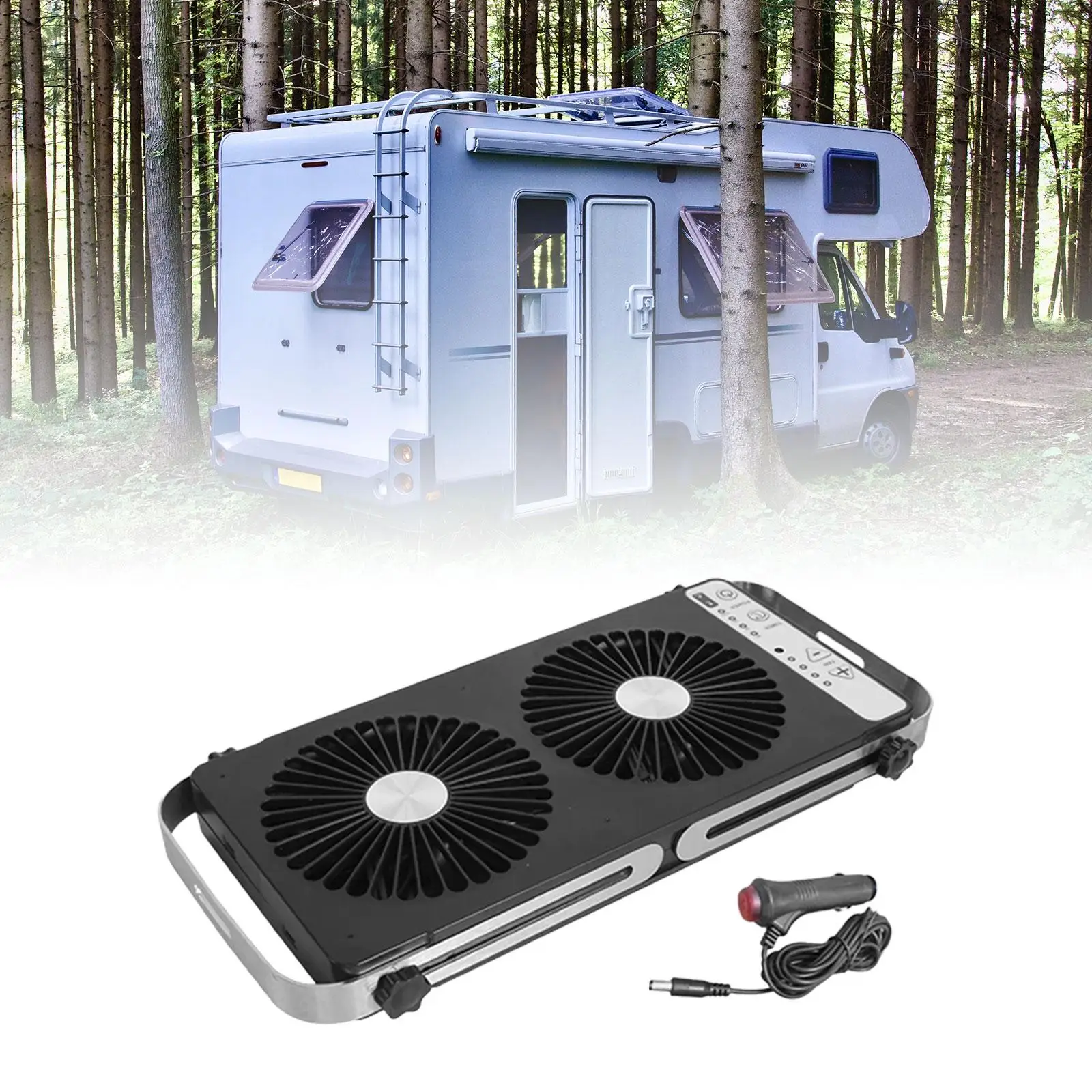 RV Roof Window Fan Ventilation Cooling Fan Multipurpose Expandable Length