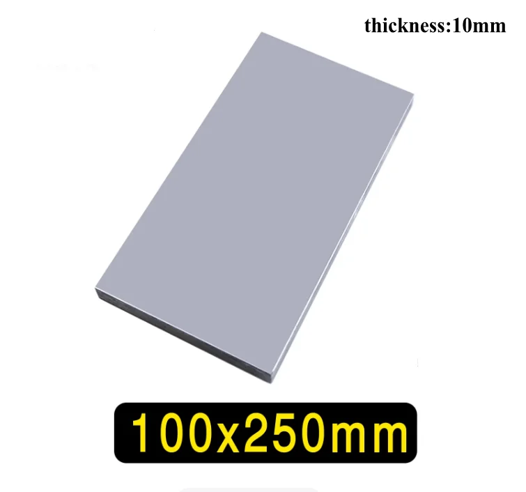 100x250mm Pad Print Cliche Making Metal Plate Pre-Imaged Customized 10mm Thickness for Business & Industrial Use