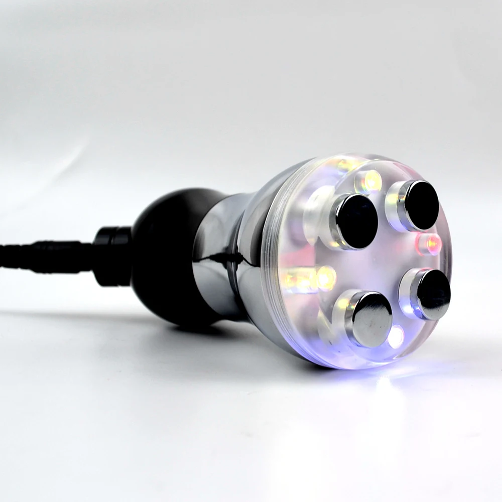 المحمولة بوتون العلاج بالضوء شد الوجه لا إبرة مايكرو الحالي العناية بالبشرة جهاز تدليك الجسم