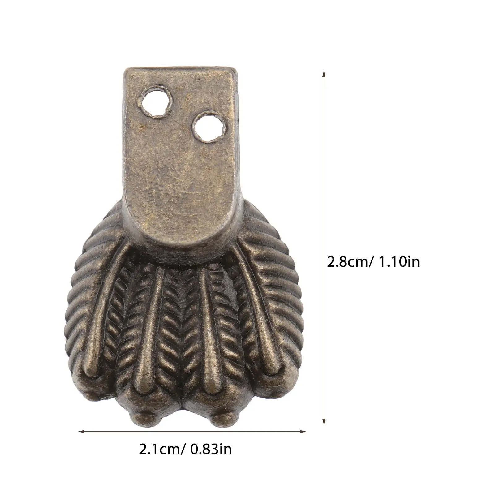 12Pcs Zinc-Alloy Furniture Foot Protector Beast Style Upgrade Base Anti-Slip Heavy-Duty Padding Block for Home Supplies Bed Sofa