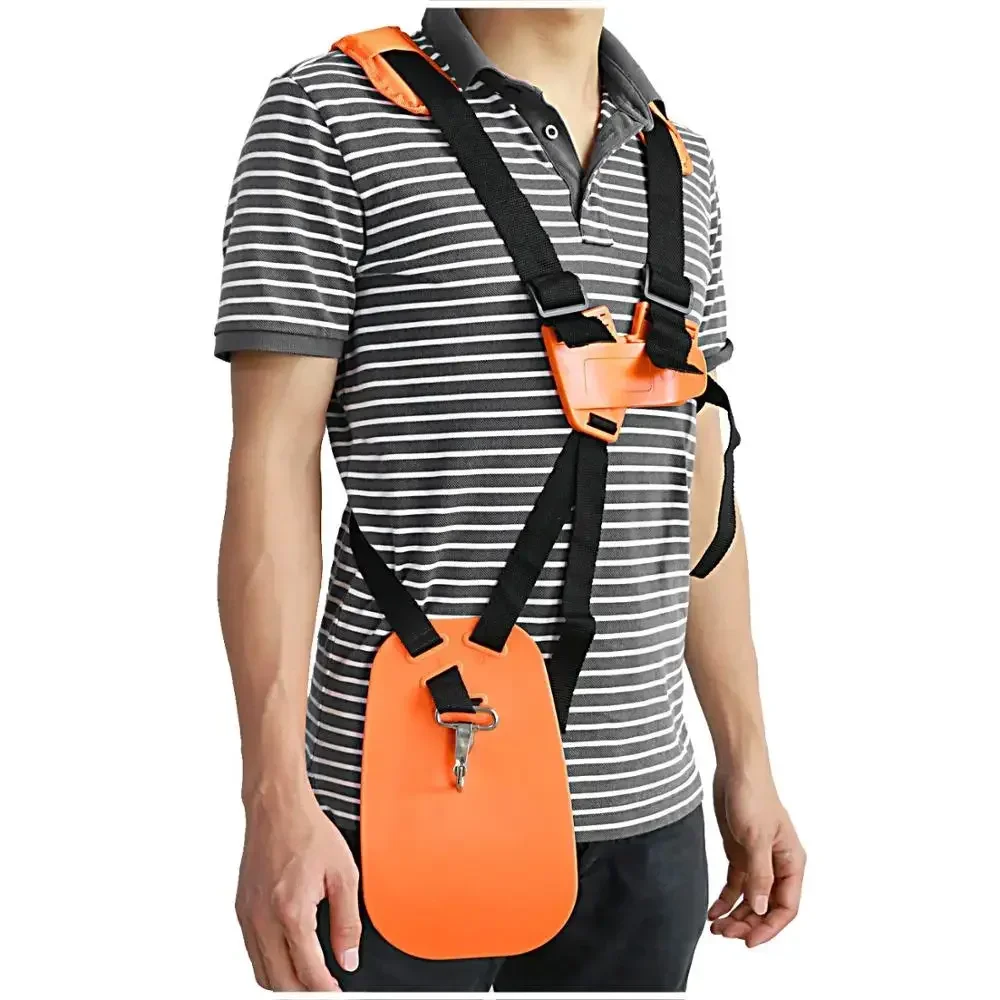 Garden Trimmer Double Shoulder Harness Comfort Nylon Strap Belt for STIHL FS Series Brush Cutter Grass Lawn Mower Accessories