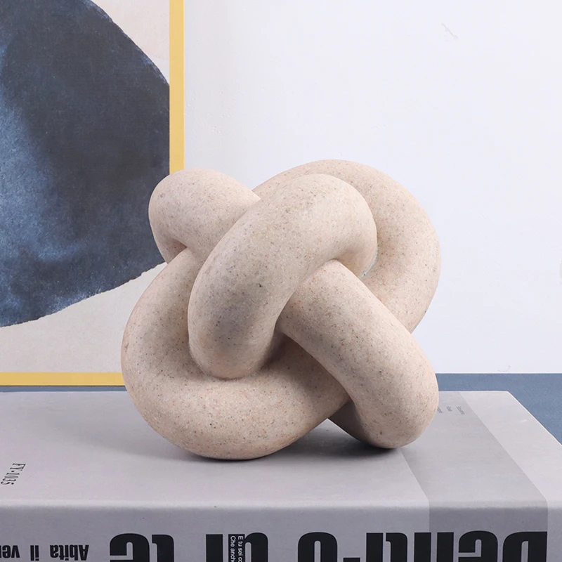 Geometric Ring-Shaped Decorative Piece for Desktop