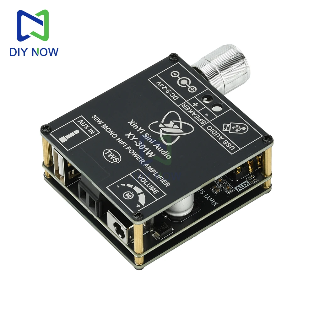 XY-301W أحادية 30 واط بلوتوث مضخم الصوت الرقمي مجلس TWS صحيح صوت ستيريو لاسلكي لمكبرات الصوت مع تيار مستمر 9-24 فولت دعم التطبيق #4
