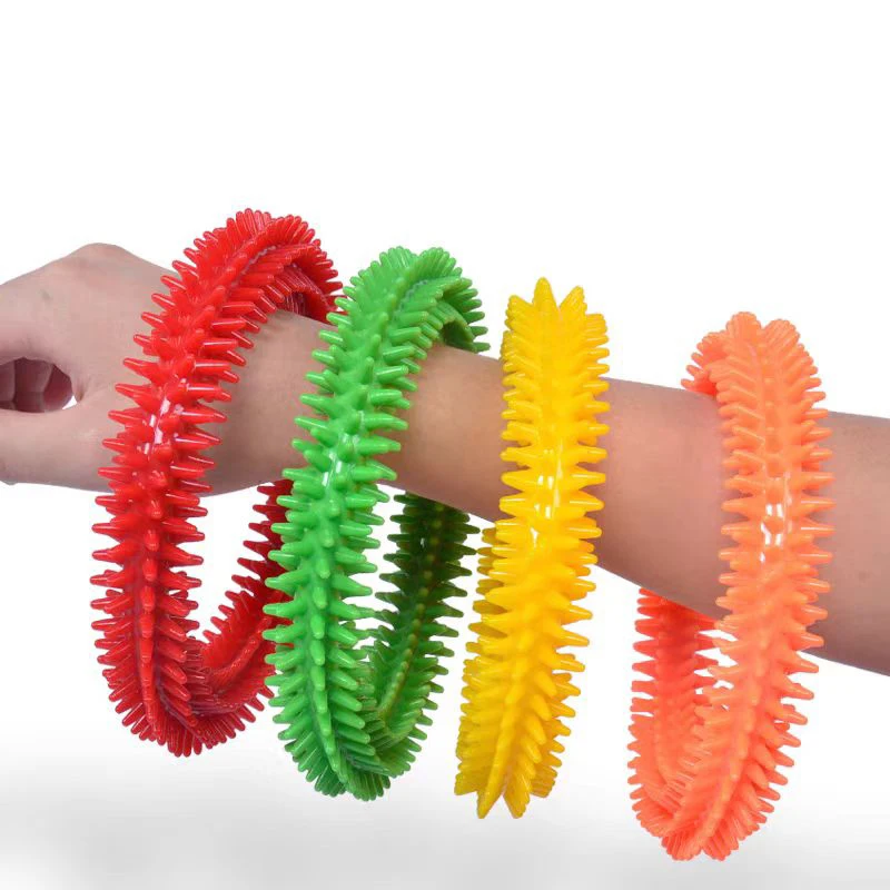 2PCS Acupressure Bracelet Sensory Spiky Kids Hand Physical Therapy Anxiety Stress Relief Fidgets Toys Autism Antiestres Niños