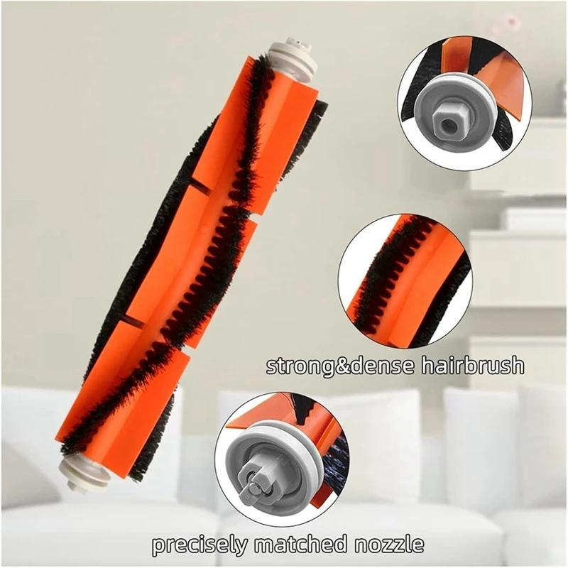 Para xiaomi 1c/1t/2c stytj01zhm stytj02zhm stytj03zhm f9 peças de reposição principal escova lateral filtro mop