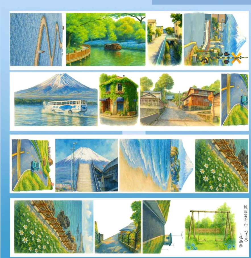 

Поезд Красивая лента Fuji Mountain Washi Pet