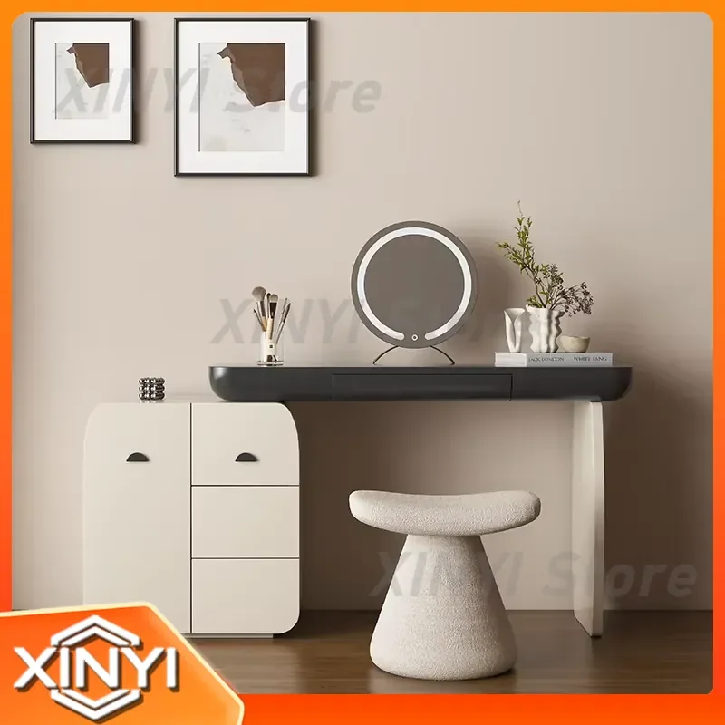 Nordic Storage Dresser Drawers for Aesthetic Luxury Wood Girls Makeup Table Sets Bedroom Women Mesa De Maquillaje Dresser