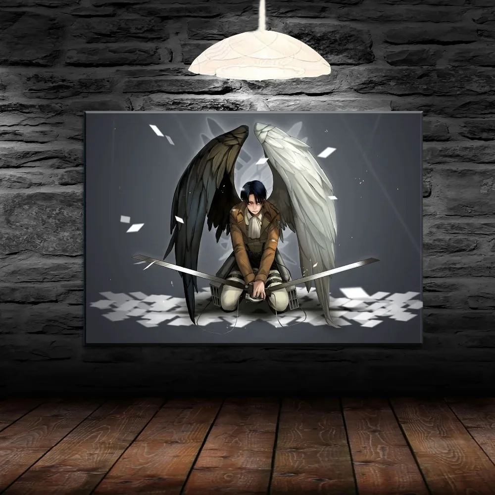 Cuadros Anime Titan Poster Wall Art Decor Picture Canvas Decal HD Printed Paintings For Living Room Levi Ackerman
