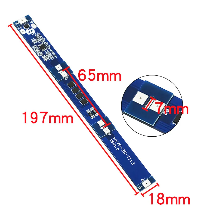 16.8V BMS 4S 10A 3.7V 18650 bms Li-ion battery protection for Massager/LED lamp backup power supply/ solar street lamp